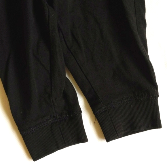 george basic black lightweight cotton joggers pants 6-12 months baby - Picture 4 of 5